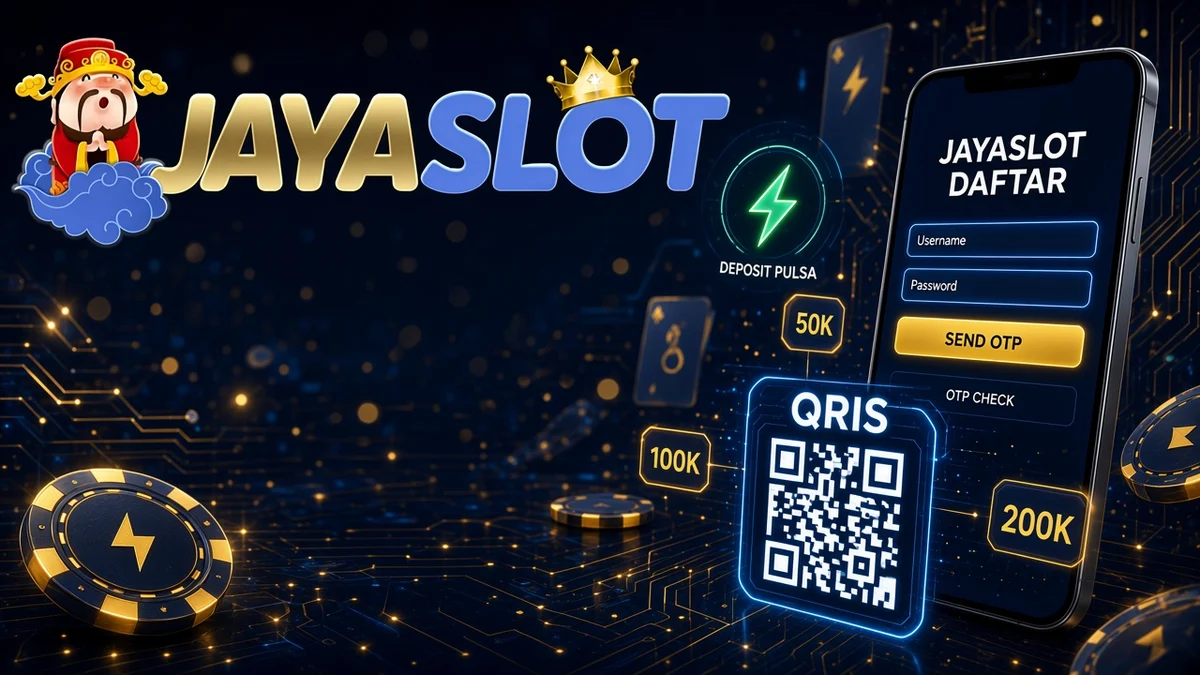 JAYASLOT Daftar — QRIS, Deposit Pulsa & OTP Aman