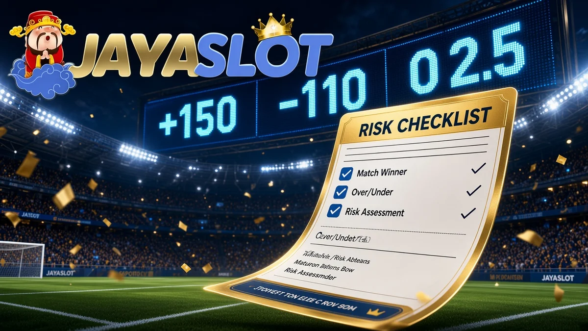 JAYASLOT Sportsbook — Checklist Odds & Risiko Taruhan